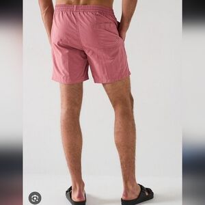 23-All Saints Mens Swim Shirt Vines Coral